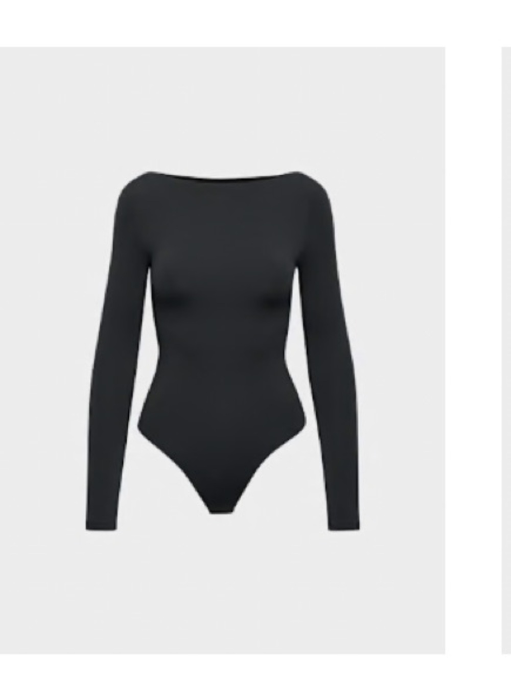 ARITZIA BOATNECK LONG SLEEVE BODYSUIT